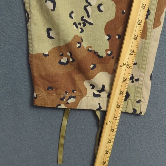 Vintage Military Pants Men's Medium Regular Chocolate Chip Desert Camo Cargo 90s - Picture 8 of 13